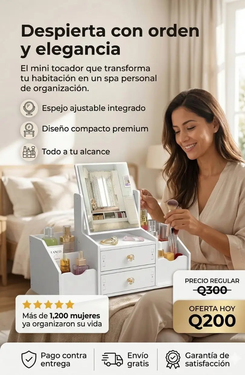 Mini tocador con espejo